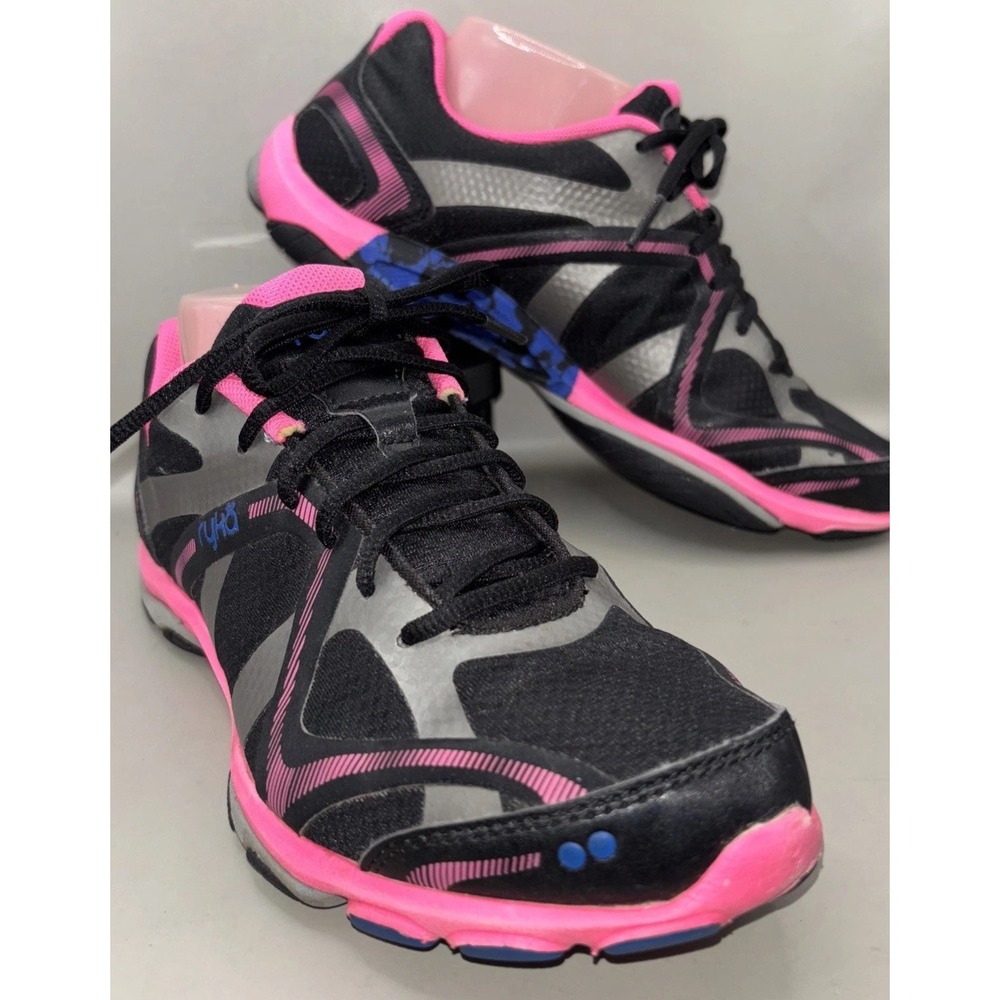 Ryka Black and Pink Athletic Shoes